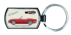 Triumph Spitfire 4 (MkI) 1962-64 (wire wheels) Keyring 4